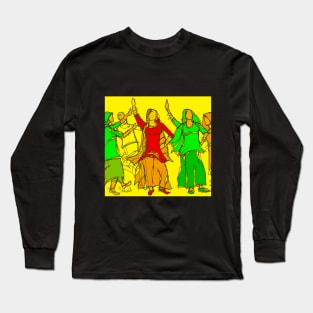 Punjabi girls Giddah Long Sleeve T-Shirt